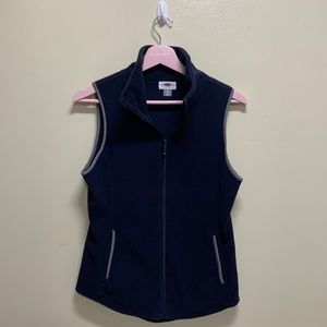 Barely worn old navy blue fleece vest, very warm and comfy size xs.